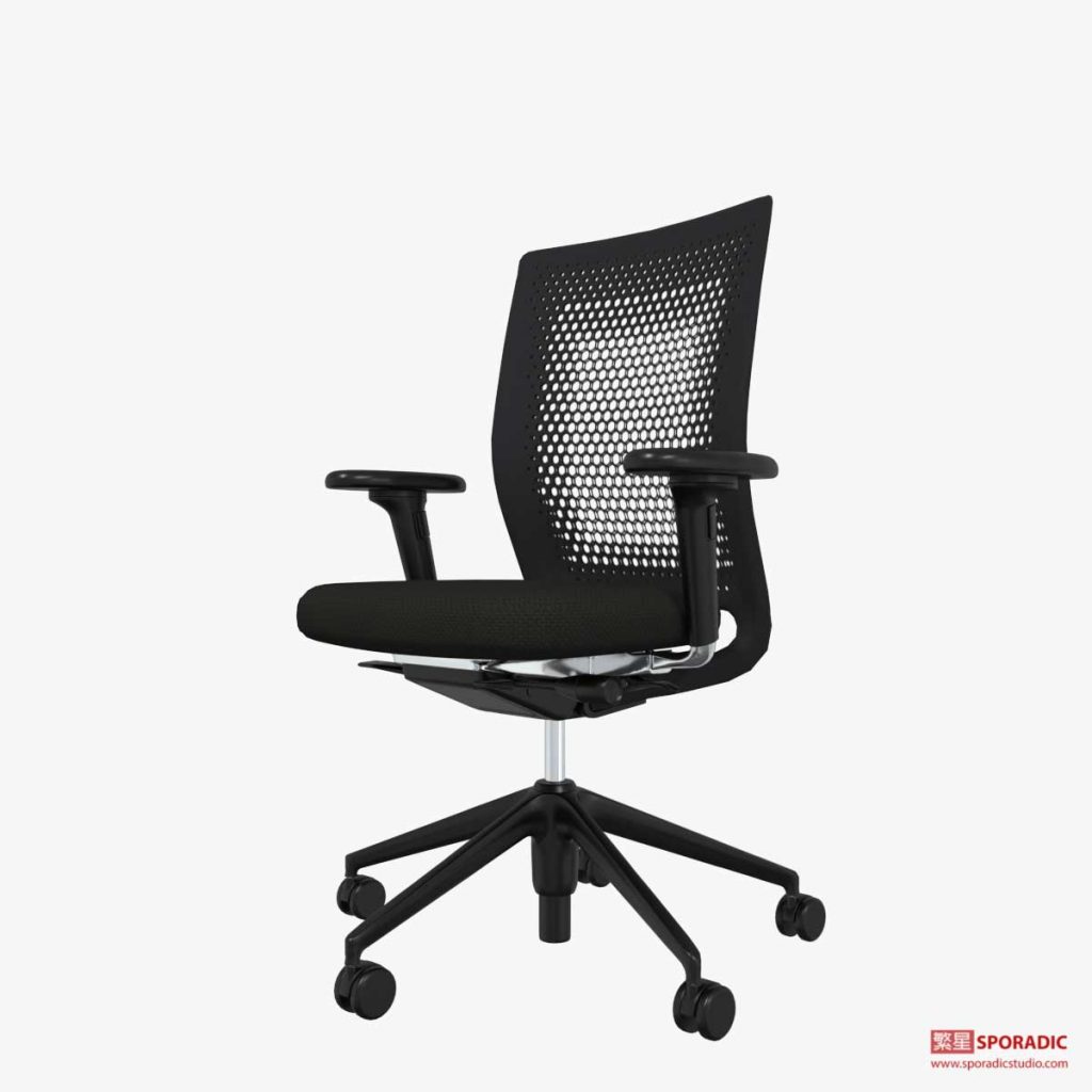 office chair color01 3d model