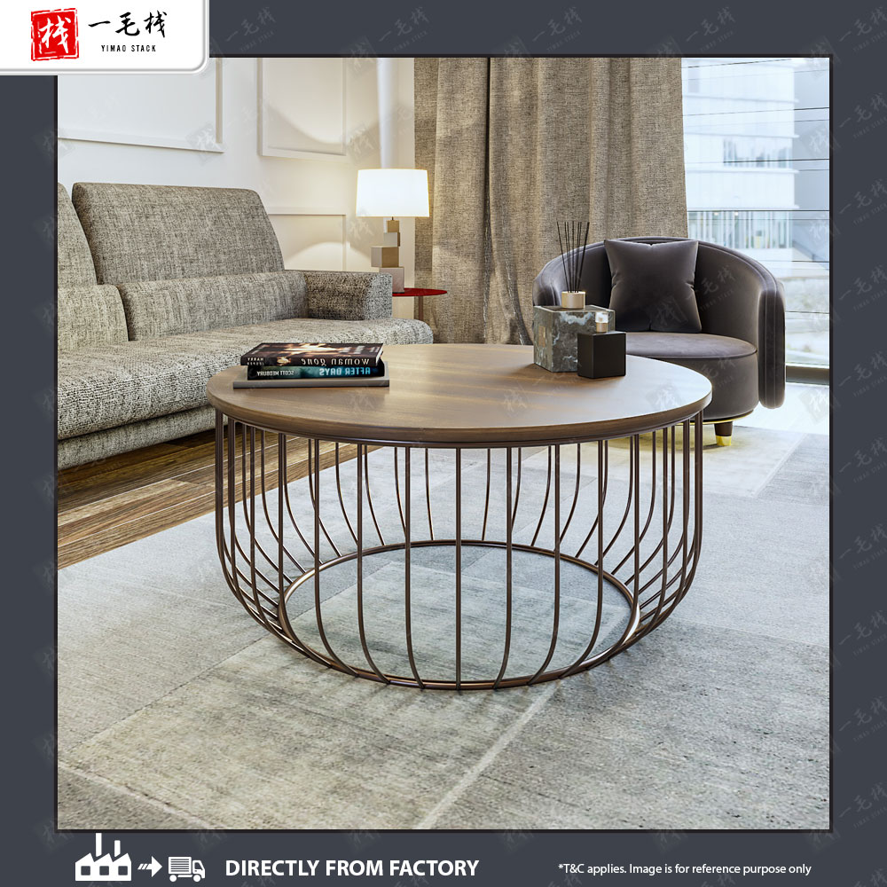 round coffee table interior