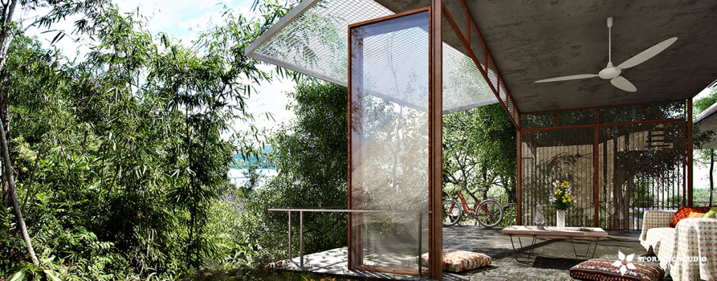 Rimba Residential 3d exterior visualization
