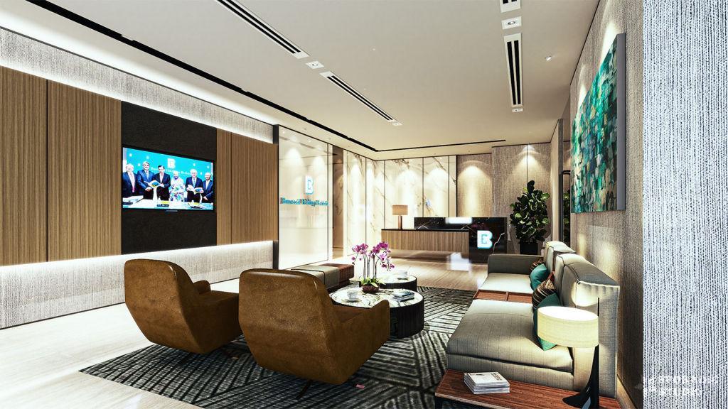 Shared Service Office 3d interior visualization