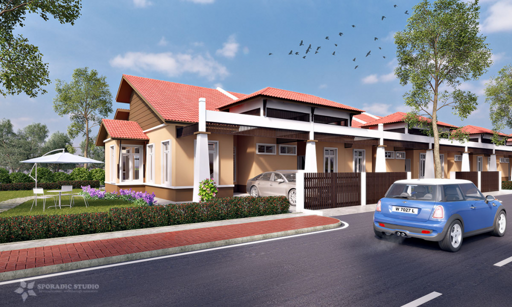 Single Storey Terrace House Single Storey Terrace House
