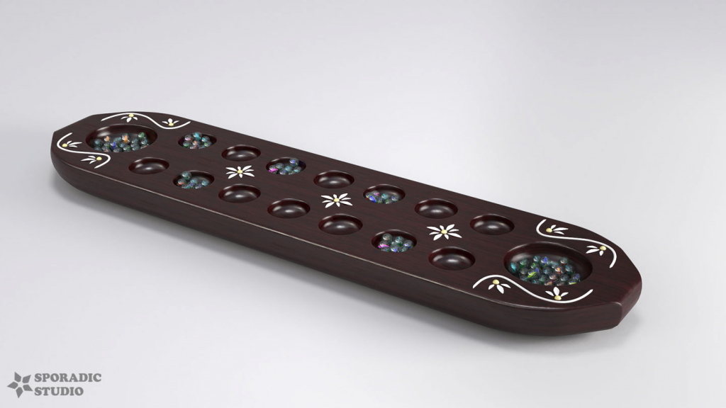 congkak 3d model congkak
