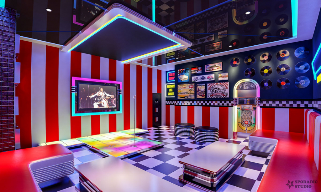 Retro Style KTV Room Retro Style KTV Room