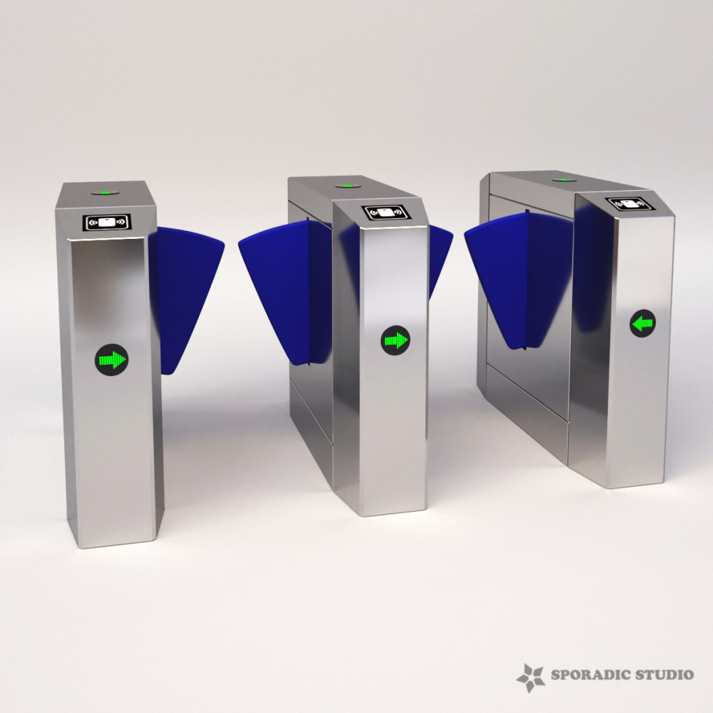 Security Barrier Security Barrier 3D Model